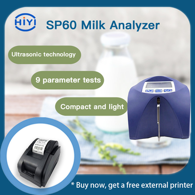 5 - 10 мл Sp60 Лактосканирующий молочный анализатор Мини Ph / Проводимость Концентрированный портативный УЗИ