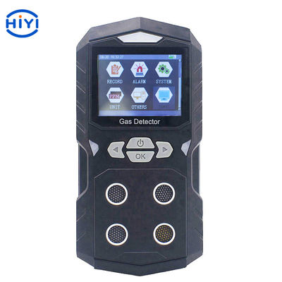 4 в 1 Handheld Multi сигнале тревоги голоса регистрации данных детектора газа 100PPM 1000PPM