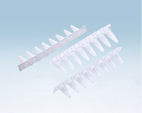Ясные пластиковые трубки pcr прокладки 0.1ml/0.2ml 8 для Pcr оборудуют прокладку pcr 8